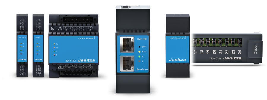 Modular erweiterbarer Energieanalysator, Janitza UMG 800